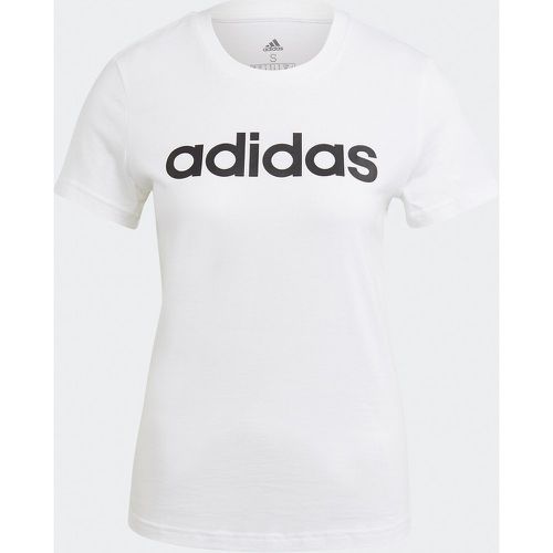 Essentials Logo Print T-Shirt in Cotton and Slim Fit - ADIDAS SPORTSWEAR - Modalova