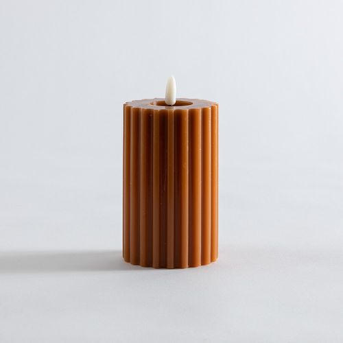 Caspar H14.8cm Ribbed Wax LED Candles - LA REDOUTE INTERIEURS - Modalova