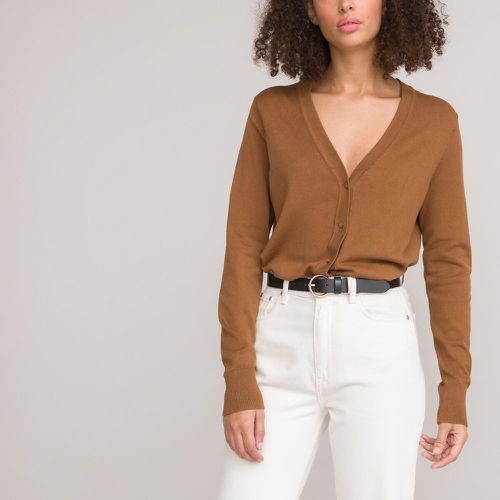 Basic V-Neck Cardigan - LA REDOUTE COLLECTIONS - Modalova