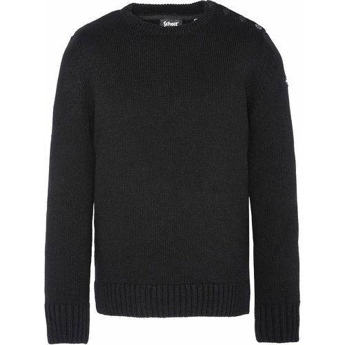 PL Outrider 1 Jumper in Chunky Knit - Schott - Modalova