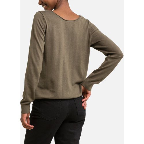 V-Neck Jumper with Lace Detailing - IKKS - Modalova