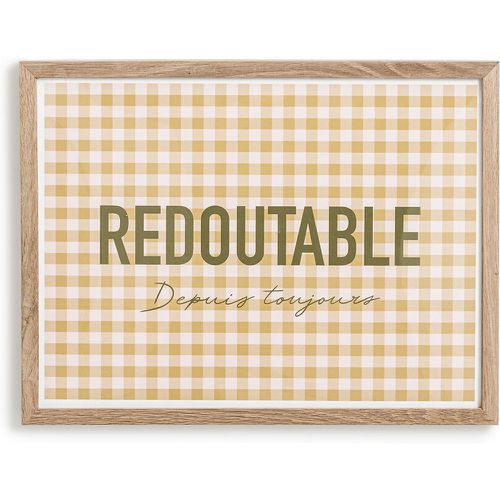 Formidable' 30 x 40cm Gingham Printed Poster - LA REDOUTE INTERIEURS - Modalova