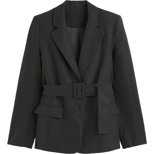 Linen/Cotton Fitted Blazer - LA REDOUTE COLLECTIONS - Modalova