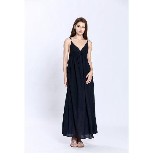 Chain Strap Maxi Dress with V-Neck - SEE U SOON - Modalova