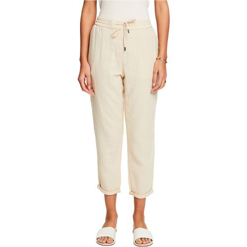 Cotton Muslin Trousers - Esprit - Modalova