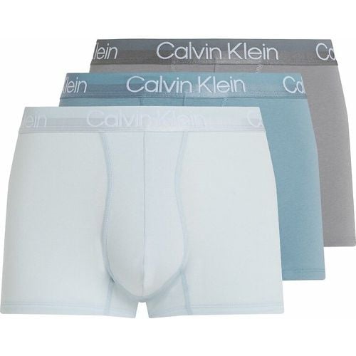 Pack of 3 Modern Structure Hipsters in Cotton Mix - Calvin Klein Underwear - Modalova