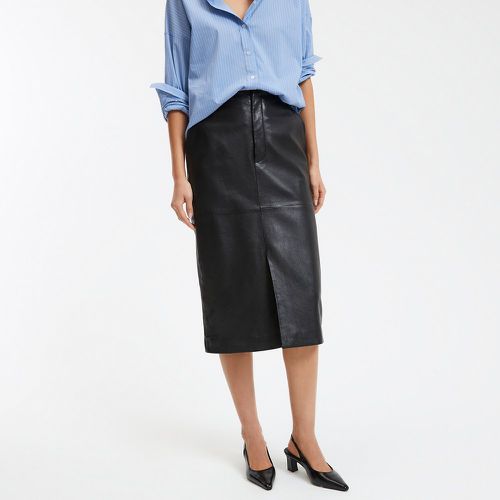 Leather Midi Pencil Skirt - LA REDOUTE COLLECTIONS - Modalova