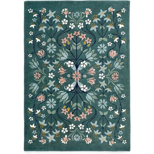 Pilar Floral Wool Rug - LA REDOUTE INTERIEURS - Modalova