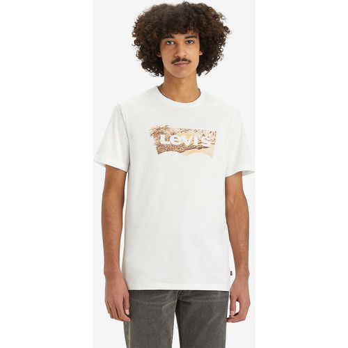 Batwing Logo Print T-Shirt in Cotton with Crew Neck - Levi's - Modalova