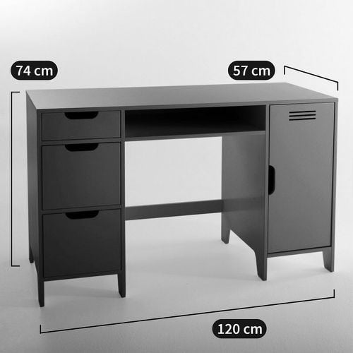 Asper Child's Desk with Double Cabinets - LA REDOUTE INTERIEURS - Modalova