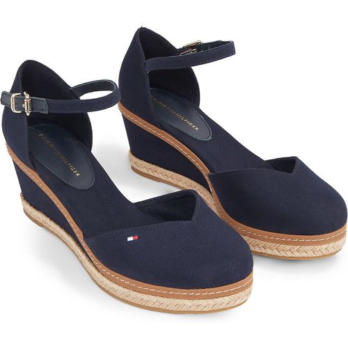 Cotton Wedge Sandals - Tommy Hilfiger - Modalova