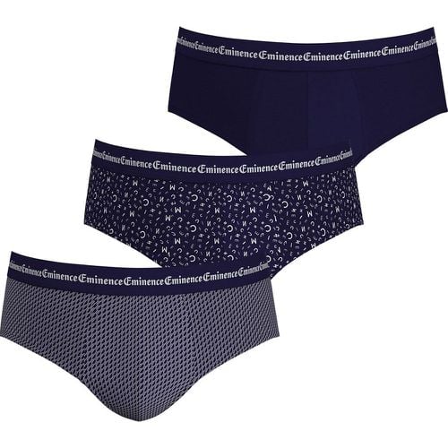 Pack of 3 Business Print Low Rise Briefs - Eminence - Modalova