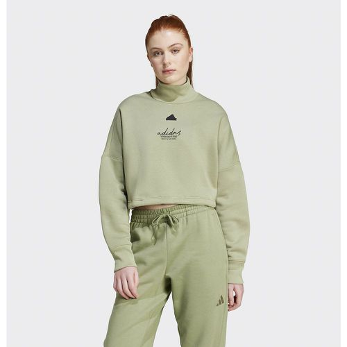 Signature Graphic Cropped Sweatshirt - ADIDAS SPORTSWEAR - Modalova