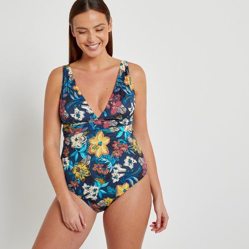 Floral Print Triangle Swimsuit - LA REDOUTE COLLECTIONS PLUS - Modalova