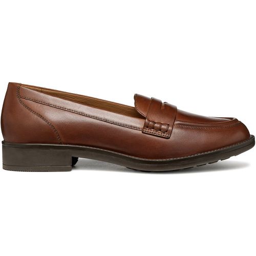 Jaylon Breathable Leather Loafers - Geox - Modalova