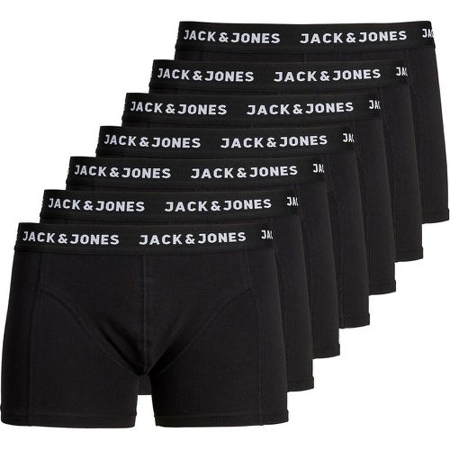 Pack of 7 Hipsters in Plain Cotton - jack & jones - Modalova