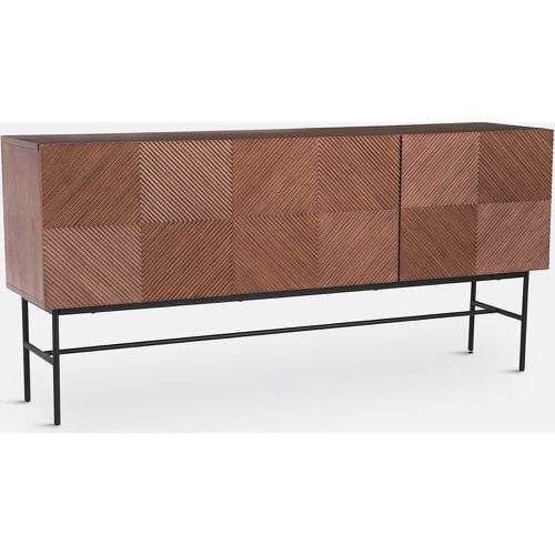 Jerem Oak Veneered Textured Sideboard - LA REDOUTE INTERIEURS - Modalova