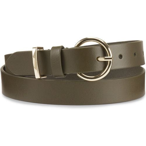 Leather Buckled Belt - LA REDOUTE COLLECTIONS - Modalova