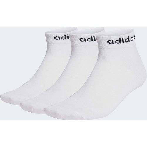 Pack of 3 Pairs of Think Linear Socks in Cotton Mix - adidas performance - Modalova