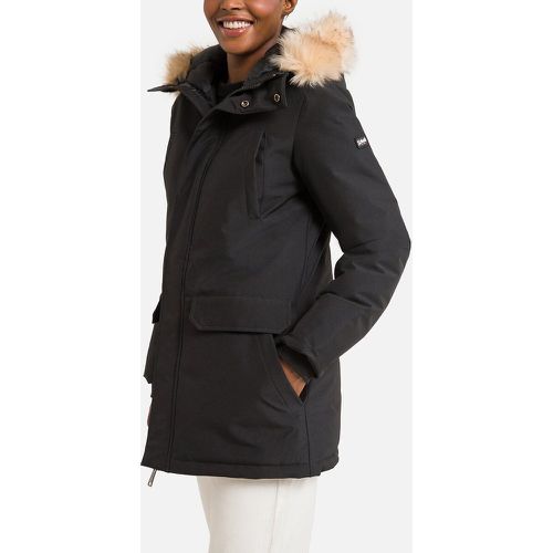 Nelly W Parka with Faux Fur Trim Hood - Schott - Modalova