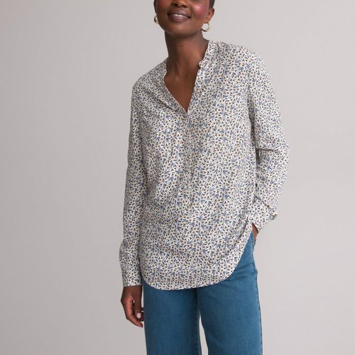 Floral V-Neck Blouse with Long Sleeves - Anne weyburn - Modalova