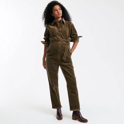 Stretch Corduroy Maternity Jumpsuit with Long Sleeves - LA REDOUTE COLLECTIONS - Modalova