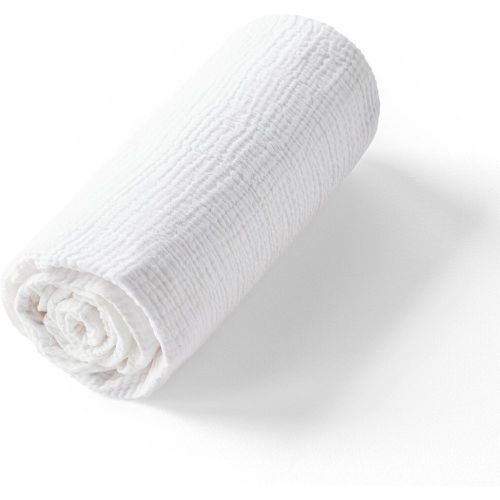 Yafa 100% Organic Cotton Muslin 200 Thread Count Fitted Sheet - AM.PM - Modalova