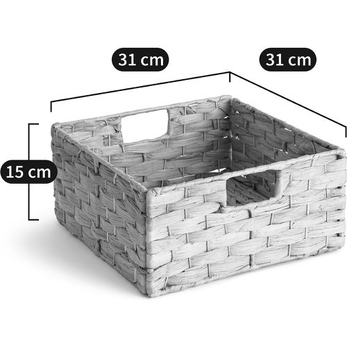 Nazmi 15cm High Water Hyacinth Storage Basket - LA REDOUTE INTERIEURS - Modalova