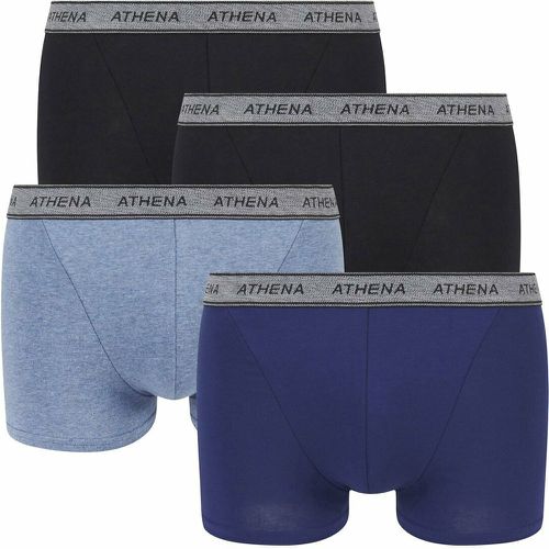 Pack of 4 Basic Hipsters in Cotton - Athena - Modalova