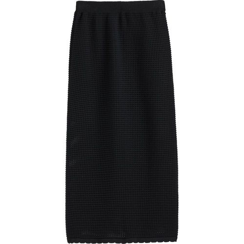 Knitted Midi Tube Skirt in Cotton Mix - LA REDOUTE COLLECTIONS - Modalova