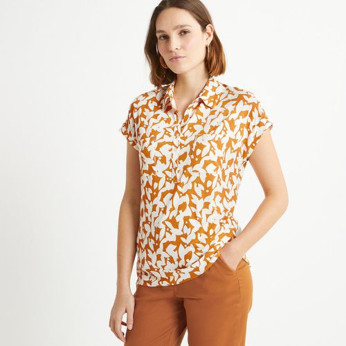 Floral Print Polo Shirt with Short Sleeves - Anne weyburn - Modalova