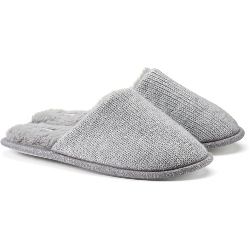 Knitted Mule Slippers - LA REDOUTE COLLECTIONS - Modalova