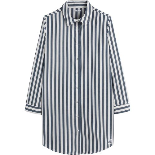 Les Signatures - Striped Cotton Oversized Nightshirt - LA REDOUTE COLLECTIONS - Modalova