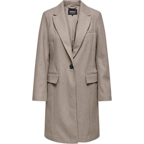 Buttoned Mid-Length Coat, Mid-Season - Only Tall - Modalova