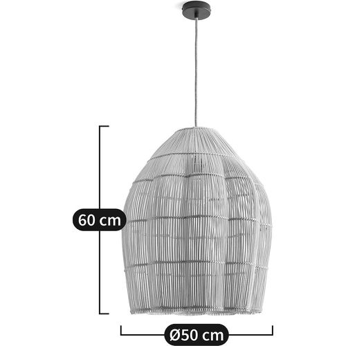 Dankia 50cm Diameter Rattan Ceiling Light - LA REDOUTE INTERIEURS - Modalova