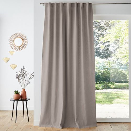 Taima Linen and Cotton Concealed Tab Curtain - LA REDOUTE INTERIEURS - Modalova