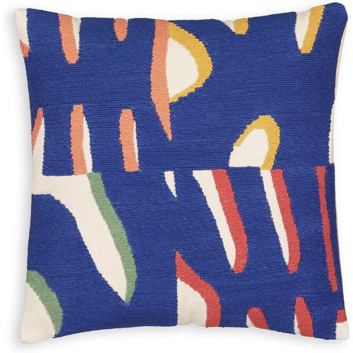 Massalia Abstract Embroidered 100% Cotton Square Cushion Cover - LA REDOUTE INTERIEURS - Modalova