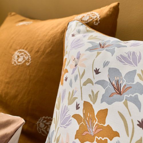 Lizzie Floral 100% Cotton Satin 200 Thread Count Pillowcase - LA REDOUTE INTERIEURS - Modalova
