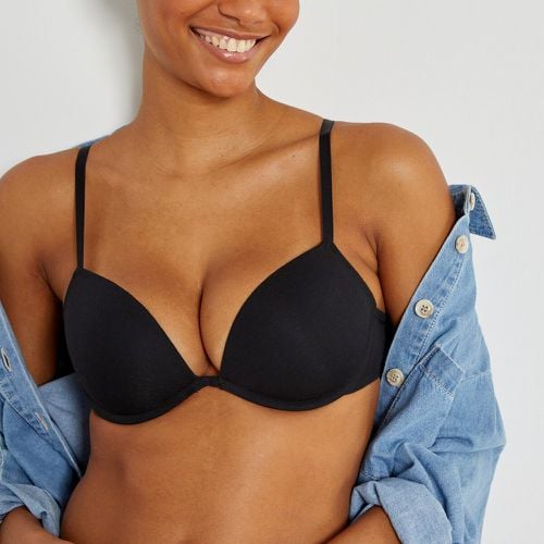 Cottone Plain Push-Up Bra - LA REDOUTE COLLECTIONS - Modalova