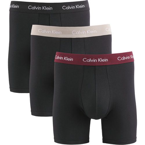 Pack of 3 Long Hipsters in Cotton - Calvin Klein Underwear - Modalova