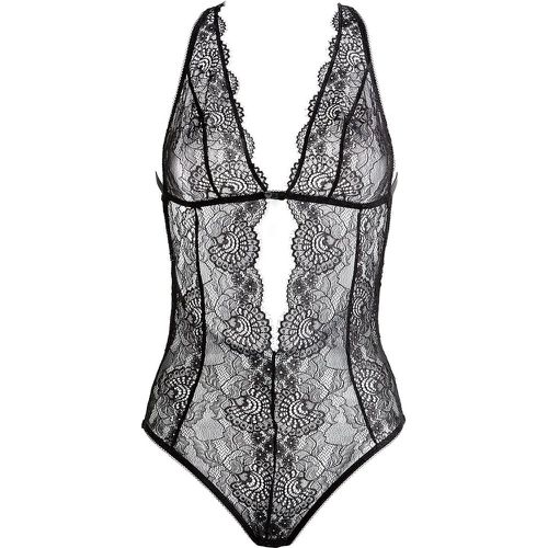 Lace Crotchless Bodysuit - SUITE PRIVEE - Modalova