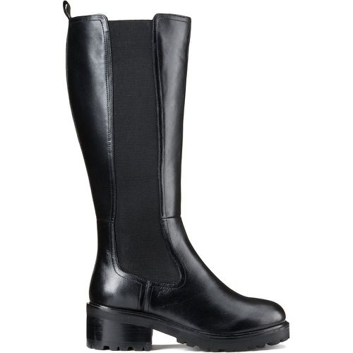 Wide Fit Chelsea Calf Boots in Leather - LA REDOUTE COLLECTIONS PLUS - Modalova