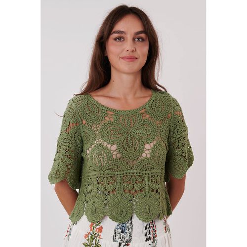 Zazie Cotton Crochet Jumper - DERHY - Modalova