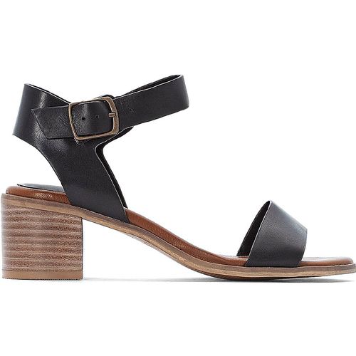 Volou Leather Two-Part Sandals with Block Heel - Kickers - Modalova