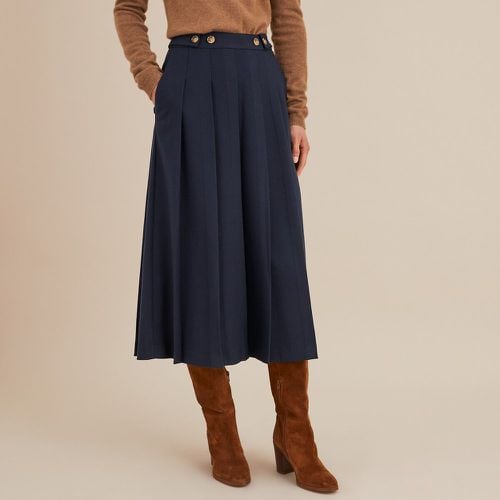 Recycled Flannel Midi Skirt - Anne weyburn - Modalova