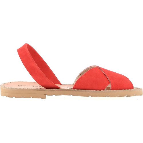 Avarca Cala Suede Sandals with Flat Heel - MINORQUINES - Modalova