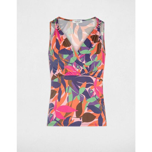 Leaf Print Vest Top - Morgan - Modalova