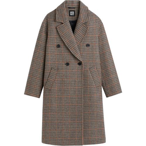 Signatures Barnabe Checked Coat in Recycled Wool Mix - LA REDOUTE COLLECTIONS - Modalova