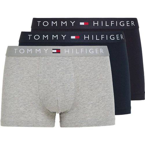 Pack of 3 Hipsters in Plain Cotton - Tommy Hilfiger - Modalova
