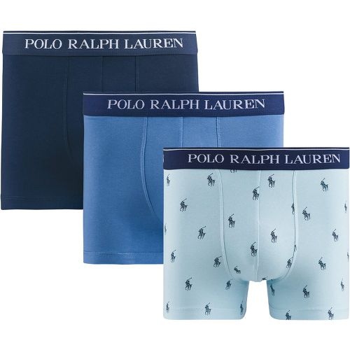 Pack of 3 Hipsters in Plain Cotton - Polo Ralph Lauren - Modalova